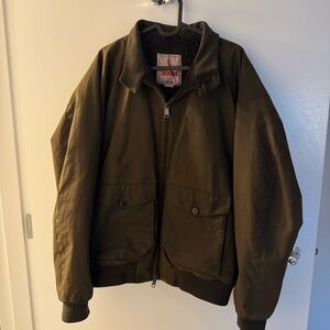 Baracuta G9 Waxed Pocket, Deep Moss, Size 42